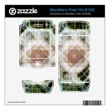 Kaleidoscope photo pattern BlackBerry pearl 3G skin