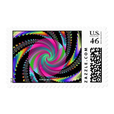 Kaleidoscope Postage Stamps by kwieserA