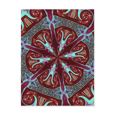 Kaleidoscope postcards