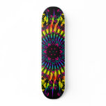 Kaleidoscope &amp; Spiral Design: Custom Skateboard