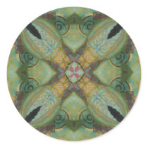Kaleidoscope Stickers in Greens