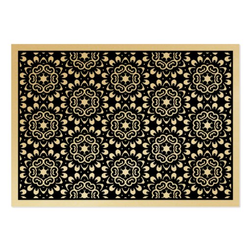 Kaleidoscopic 14 (Gold Card) Business Card Template (front side)