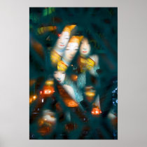 Kaleidoscopic Buddha Poster