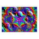 Kaleidoscopic Colors ans Bubbles Greeting Card by Acore48 Kaleidoscopic Colors ans Bubbles Greeting Card