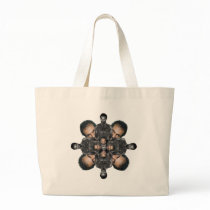 Kaleidoscopic Dancing Dror Tote Bag