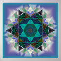 Kaleidoscopic Duck posters