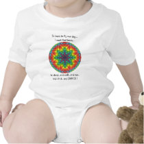 Kaleidoscopic Hot Air Balloon 5- To Learn to Fly Tshirts