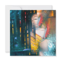 Kaleidoskopic Buddha Card / Invitation by SabineSt Kaleidoskopic Buddha Card / Invitation