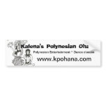 Kalena's Bumper Sticker.