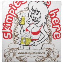 Kalgoorlie bar maid-skimpy napkins