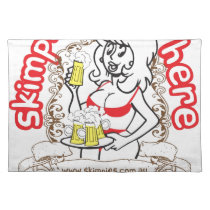 Kalgoorlie bar maid-skimpy placemats