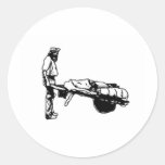 Kalgoorlie icon :Russian jack Round Sticker