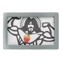 KALGOORLIE JESUS AND SUPER PIT RECTANGULAR BELT BUCKLES