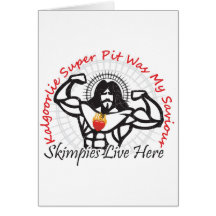 KALGOORLIE JESUS AND SUPER PIT GREETING CARD