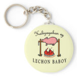 "Kaligayahan ay Lechon Baboy" Keychain