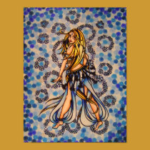 Kalila Belly Dancer Poster posters