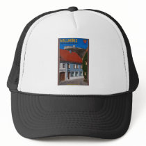Kallmünz - Castle Ruins Above Mesh Hats
