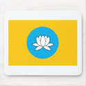 Kalmykia Flag Mousepad by FlagTshirts Kalmykia Flag Mousepad