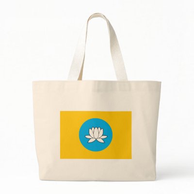 Kalmykia Flag Tote Bag by FlagTshirts