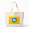 Kalmykia Flag Tote Bag by FlagTshirts Kalmykia Flag Tote Bag