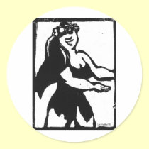 Kaloni Hulahula (Cora Hula) stickers