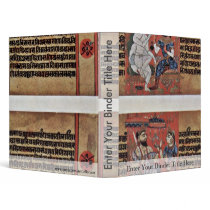Kalpasã Tra And Kâlakâchârya Katha Manuscript 3 Ring Binder