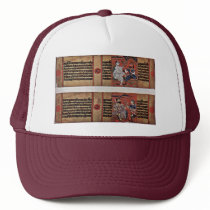 Kalpasã Tra And Kâlakâchârya Katha Manuscript Trucker Hats