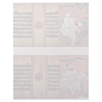 Kalpasã Tra And Kâlakâchârya Katha Manuscript Letterhead Design