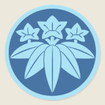 Kamakura Minamoto Mon Japanese clan sticker stickers