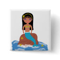 Kamaria the Mermaid Button