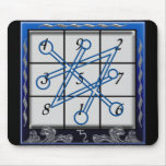kamea saturn square mouse pad