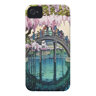 Kameido Bridge by Hiroshi Yoshida shin hanga iPhone 4 Case-Mate Case