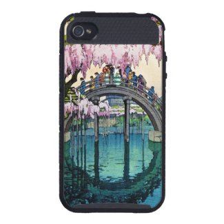 Kameido Bridge by Hiroshi Yoshida shin hanga Cases For iPhone 4