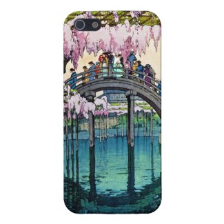 Kameido Bridge by Hiroshi Yoshida shin hanga iPhone 5 Covers