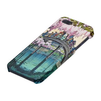 Kameido Bridge by Hiroshi Yoshida shin hanga iPhone 5 Covers