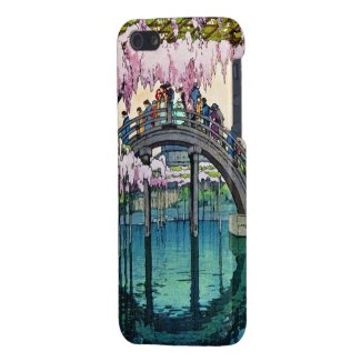 Kameido Bridge by Hiroshi Yoshida shin hanga iPhone 5 Covers