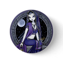 "Kami" Purple Moon Sari Fairy Button
