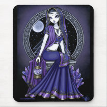 "Kami" Purple Moon Sari Fairy Mousepad