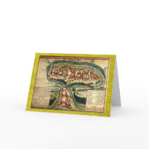 Kamianets Podilskyi Map 1691 Card