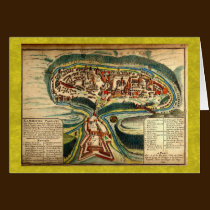 Kamianets Podilskyi Map 1691 cards