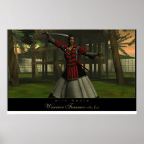 Kamikasuro Lady Samurai Print