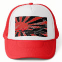 Kamikaze Bomber Japanese Rising Sun Flag - Custom hats by MistaSCARY Kamikaze Bomber Japanese Rising Sun Flag - Custom hats
