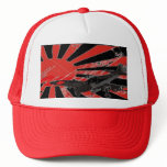 Kamikaze Bomber Japanese Rising Sun Flag - Custom hats