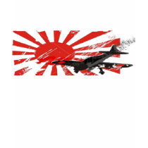 Kamikaze Bomber Japanese Rising Sun Flag t-shirt