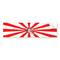 Kamikaze Skateboarding Bumper Stickers