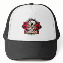 Kamikaze Skull Mesh Hat