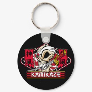 Kamikaze Skull keychain