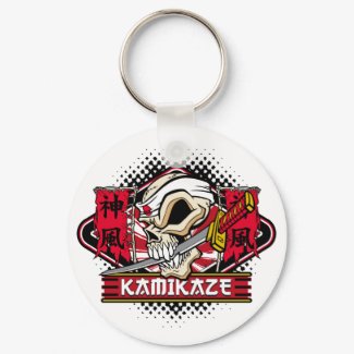 Kamikaze Skull keychain