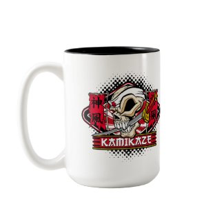 Kamikaze Skull mug