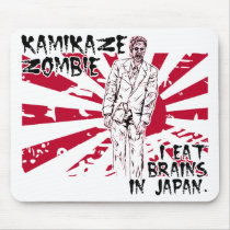 Kamikaze Zombie mousepads